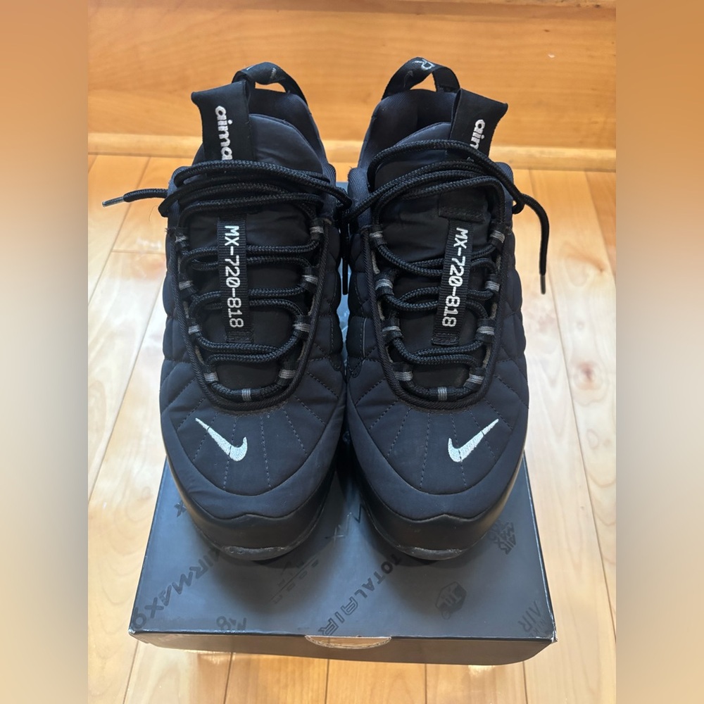 Nike Women's MX-720-818 'Black Metallic Silver' Sneakers Size US 7.5